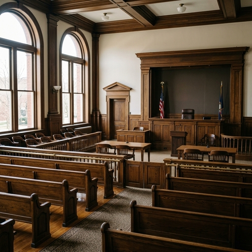 empty courtroom